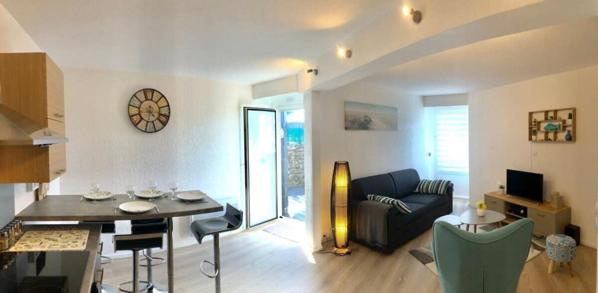 Jolie Maisonnette Cosy Bord De Mer Terrasse Гидел Екстериор снимка